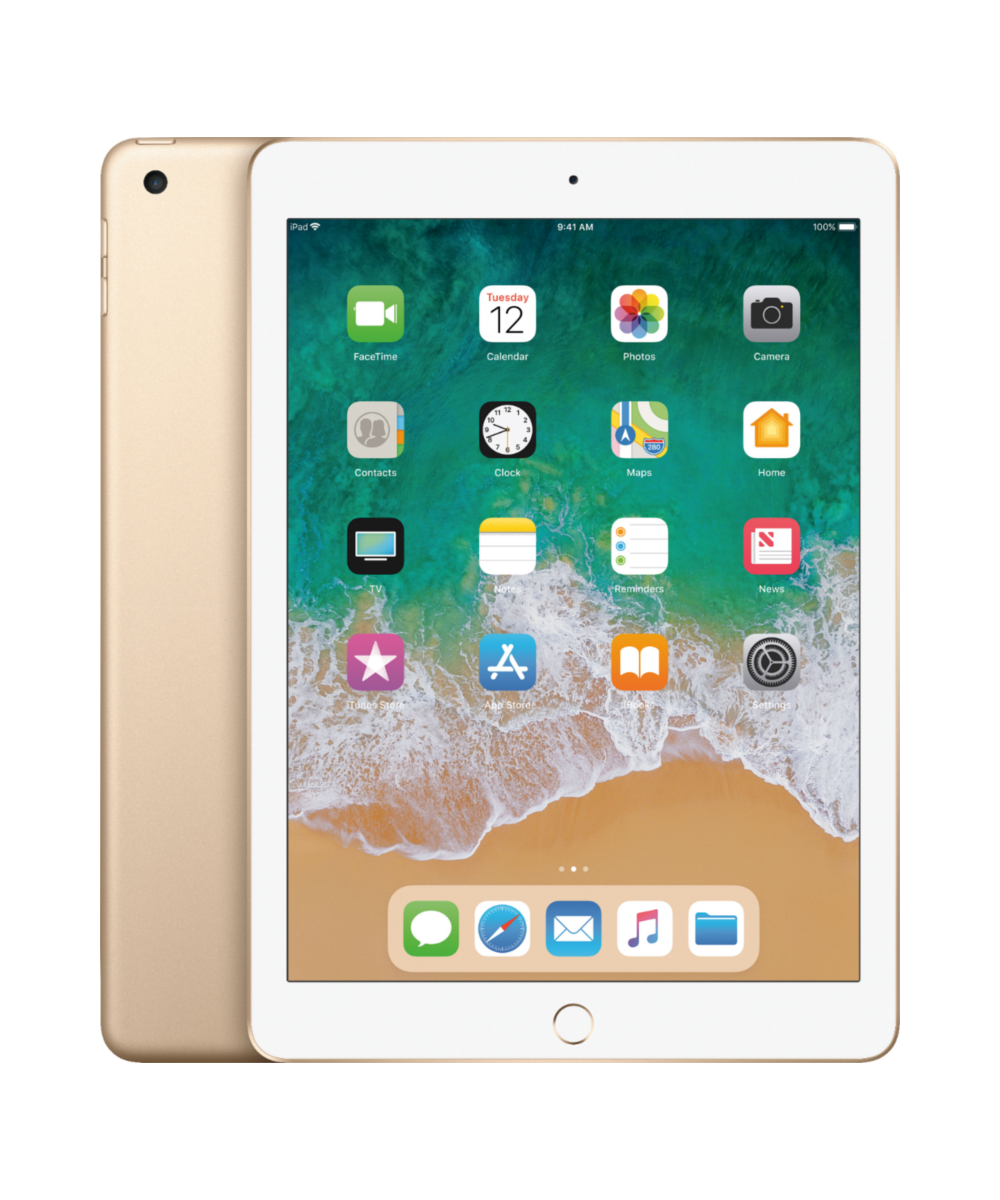 Restored Apple iPad 5th Generation 128GB Wi-Fi - Space Gray (Refurbished)