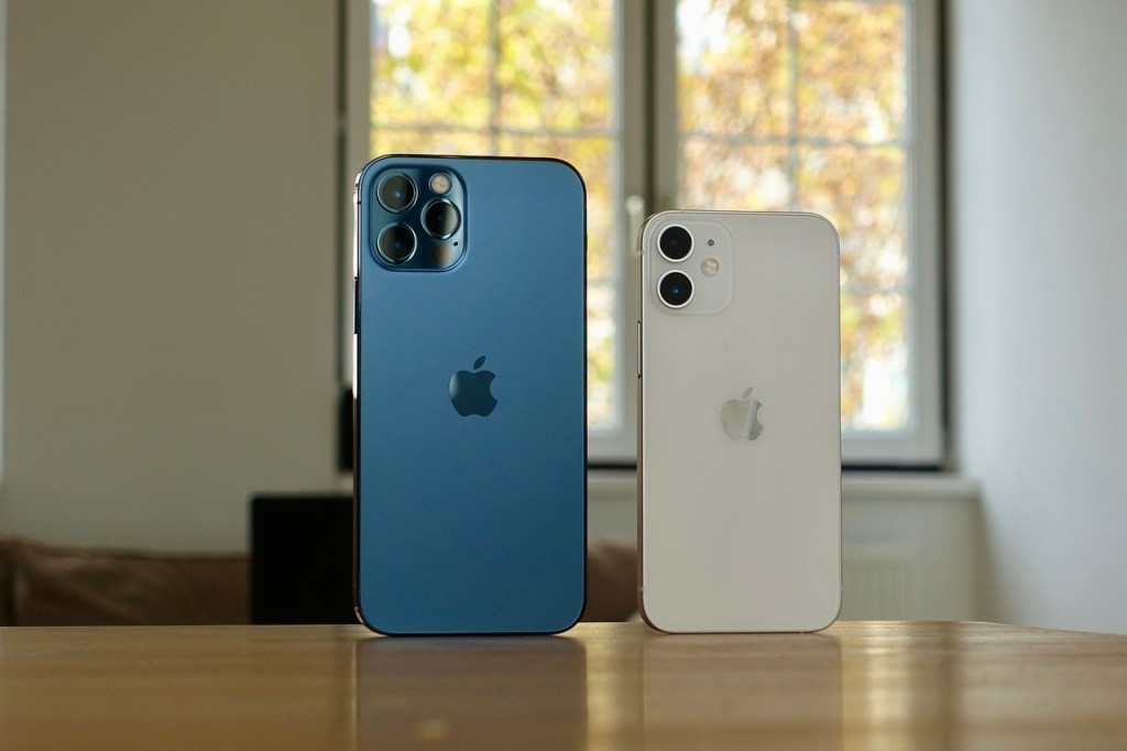 blue iPhone 12
