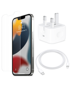 Silver Genuine Accessories Bundle - USB C - Lightning