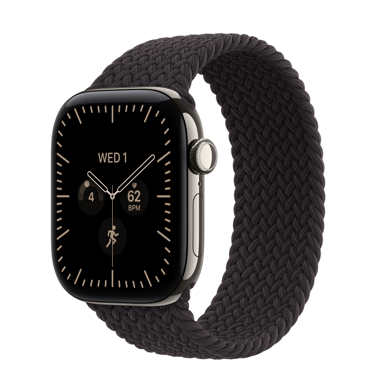 Apple Watch Series 12 - Natural Titanium - Grade A+ Pristine - GPS & Cellular, 42mm