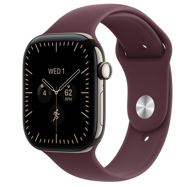 Apple Watch Series 12 - Natural Titanium - Grade A+ Pristine - GPS & Cellular, 46mm