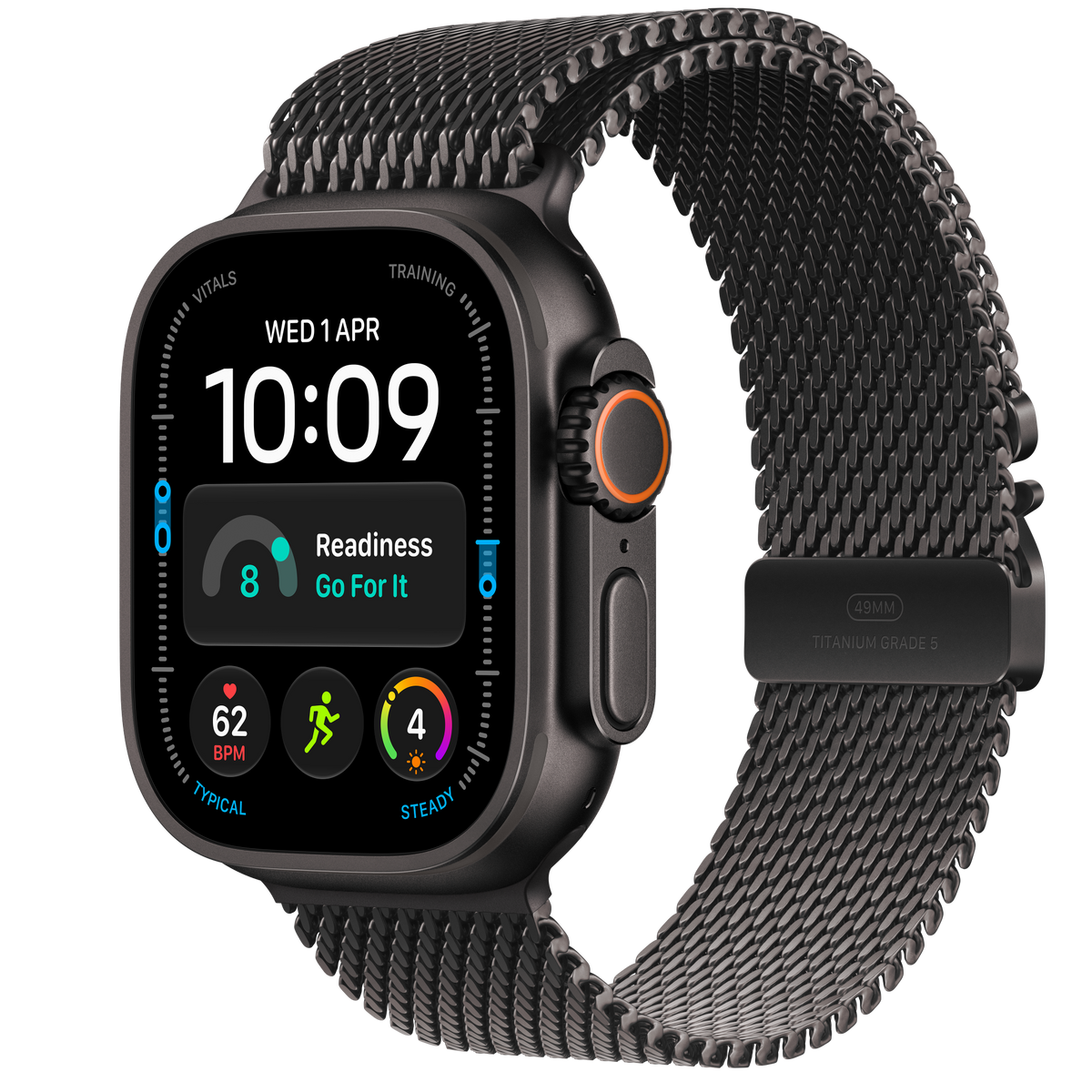 Apple Watch Ultra 4 49mm - Black Titanium - Grade A+ Pristine