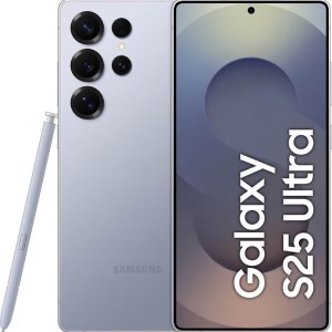 Refurbished Samsung S25 Ultra Titanium Silver Blue